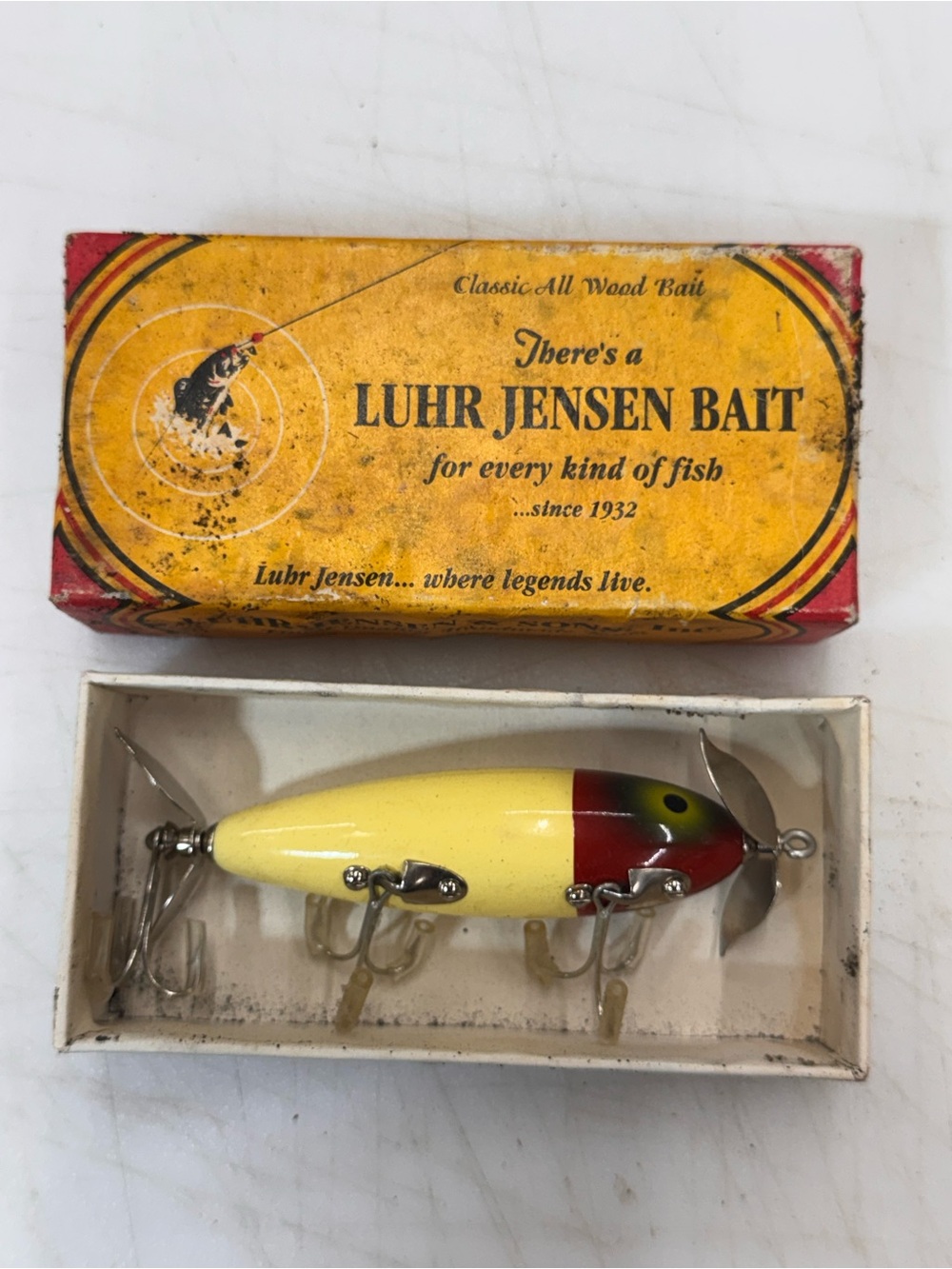 Luhr-Jensen Special Nip-I-Diddee - Red&White - 3 1/4" - With Box